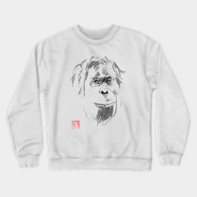 orang outan Crewneck Sweatshirt by pechane